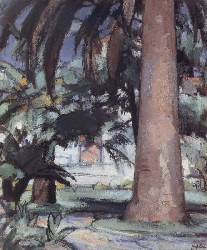 Samuel John Peploe Palm Trees,Antibes china oil painting image